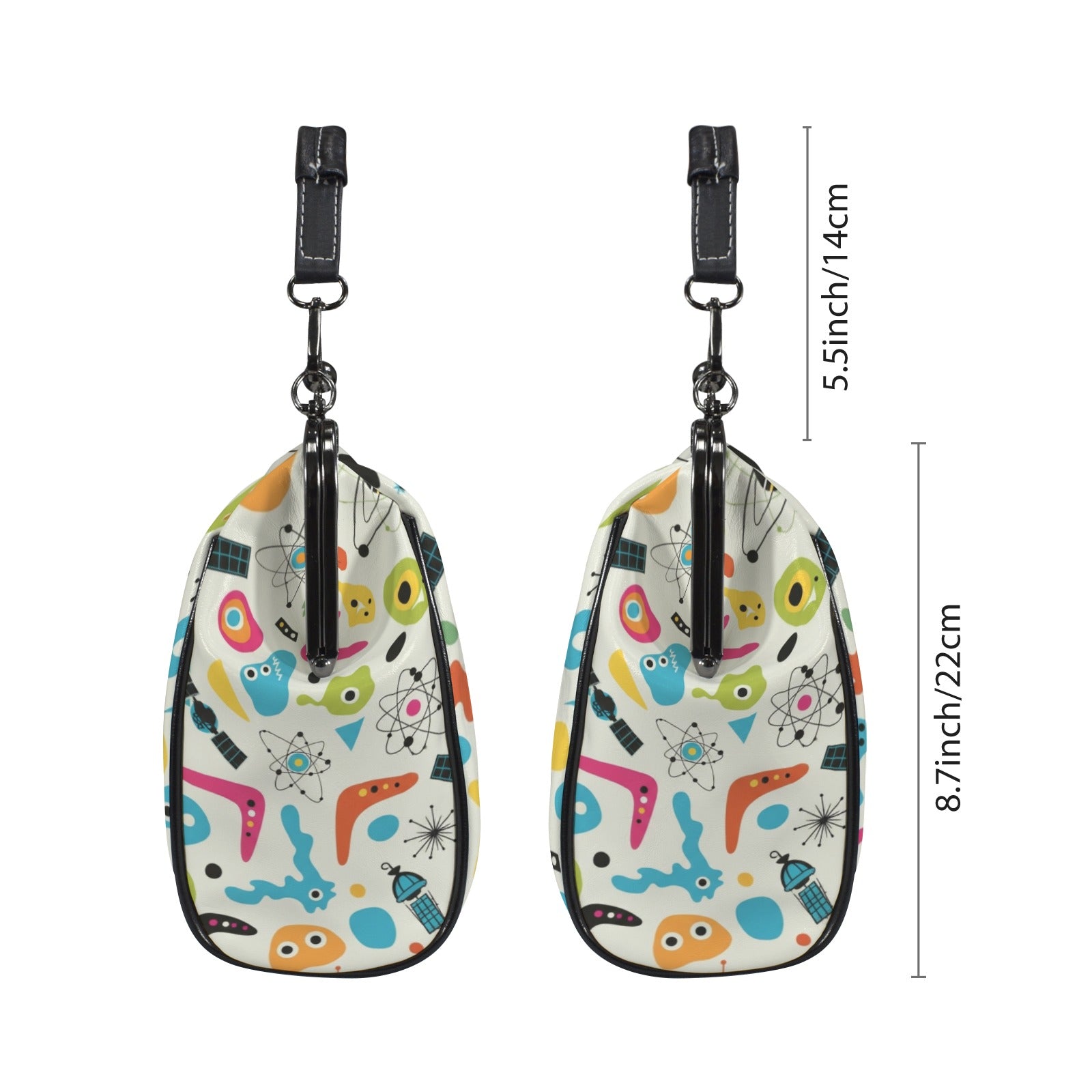 Whimsical Wonders Kisslock Crossbody: Your Playful Statement Bag!