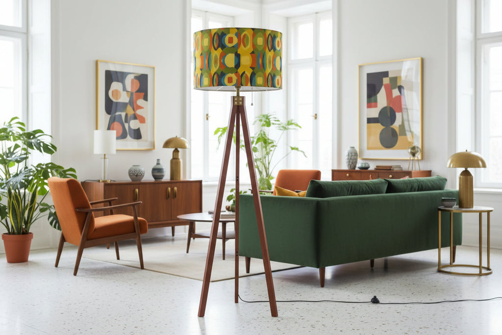 Mod Era Geometric Tripod Floor Lamp | Made in USA | Smart LED & Remote