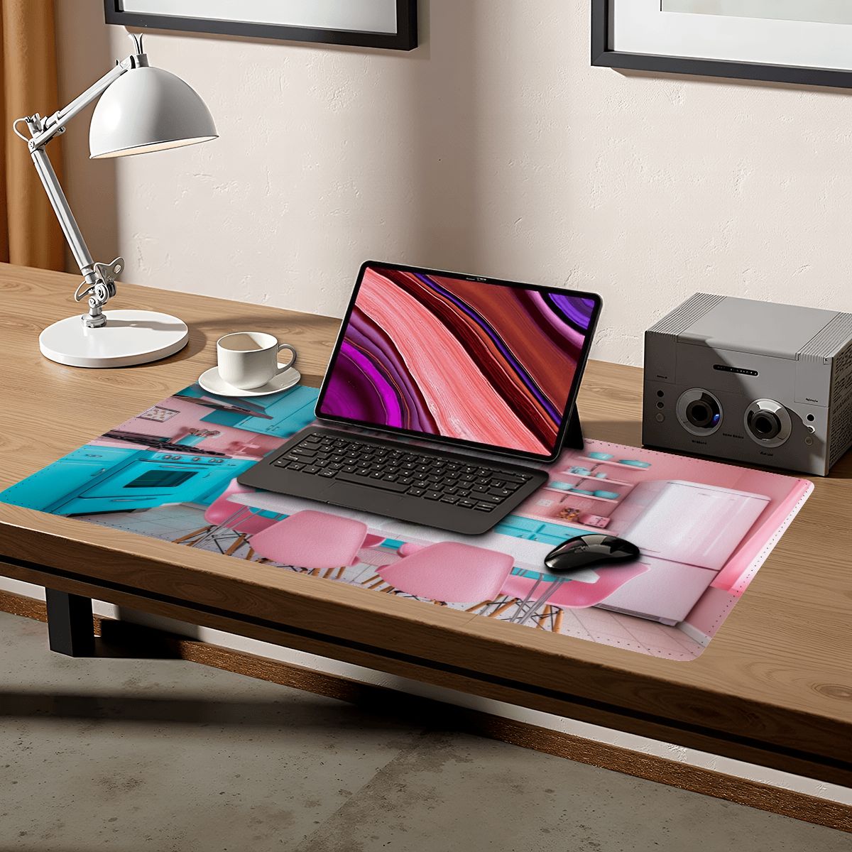 Dreamy Diner Kitchen Desk Pad - Your Kitsch Command Center!