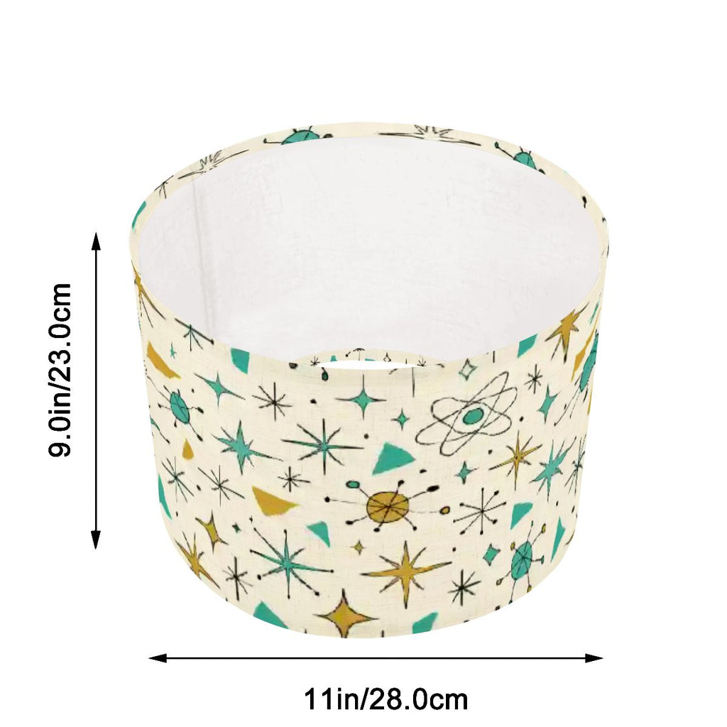 Atomic Stardust Arc Floor Lamp Shade - Retro Glow for Your Home!