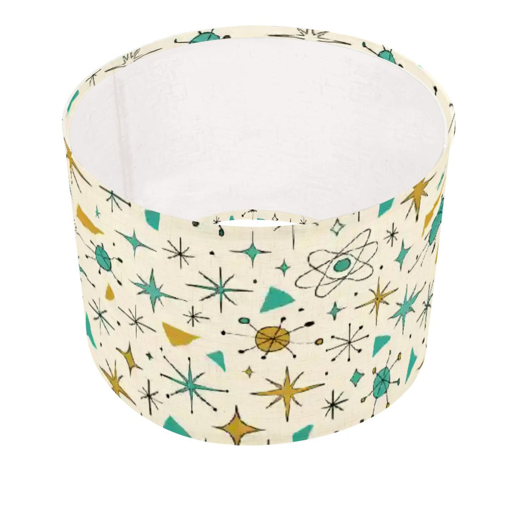 Atomic Stardust Arc Floor Lamp Shade - Retro Glow for Your Home!