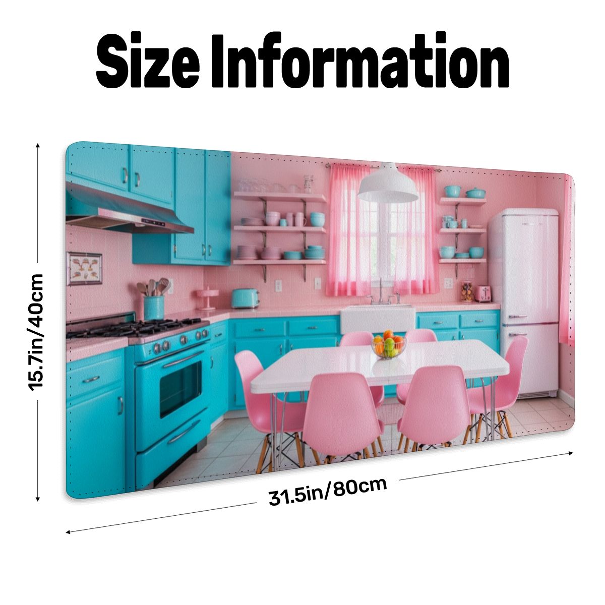 Dreamy Diner Kitchen Desk Pad - Your Kitsch Command Center!
