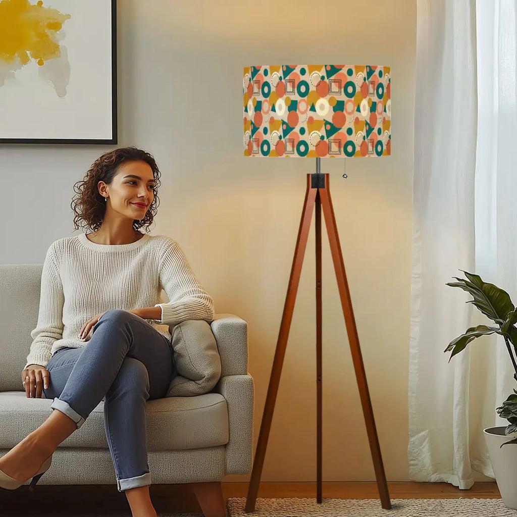 Mod Pop Geometric Tripod Floor Lamp | Made in USA | Smart LED & Remote