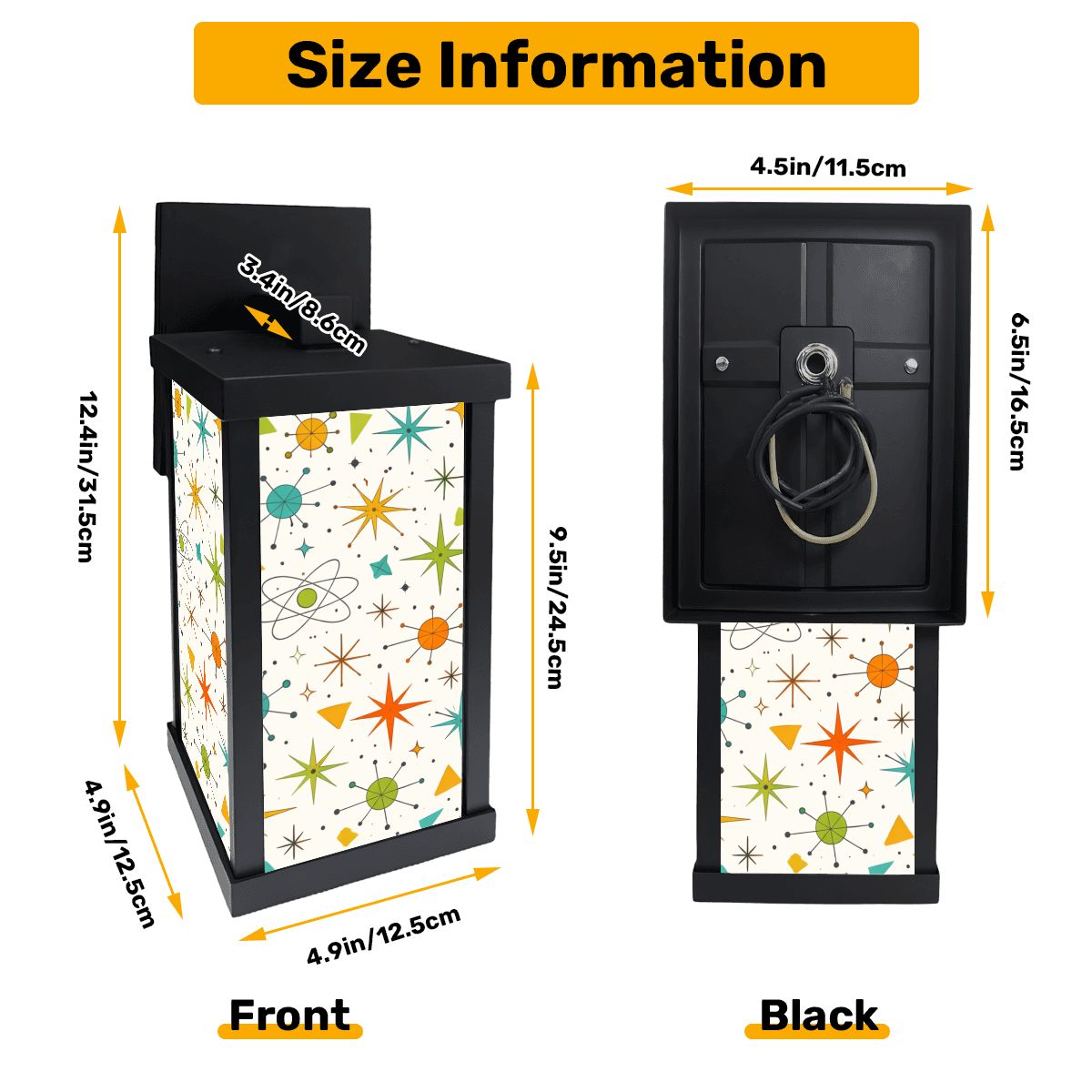 Patio Wall Light – Starburst Lantern Edition