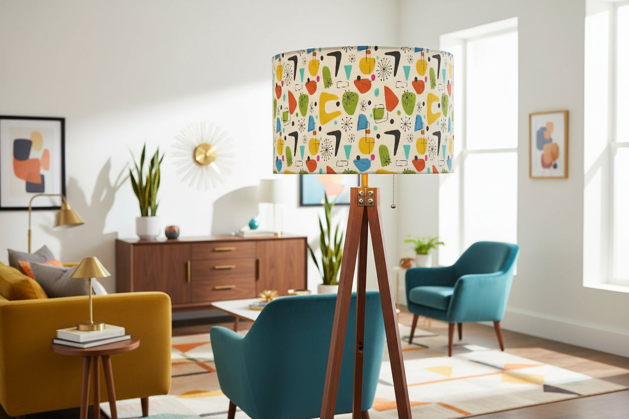 Mid-Century Montage Tripod Floor Lamp | Made in USA | Smart LED & Remote