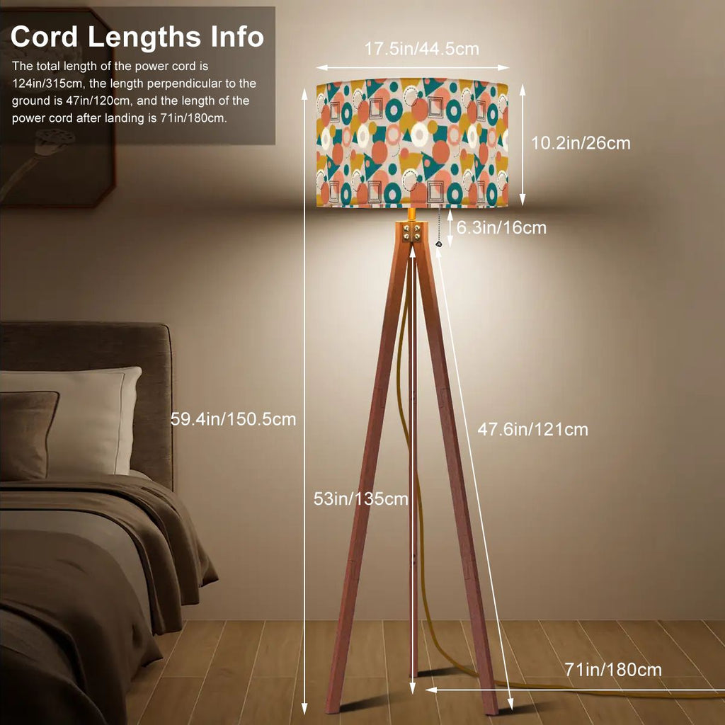 Mod Pop Geometric Tripod Floor Lamp | Made in USA | Smart LED & Remote