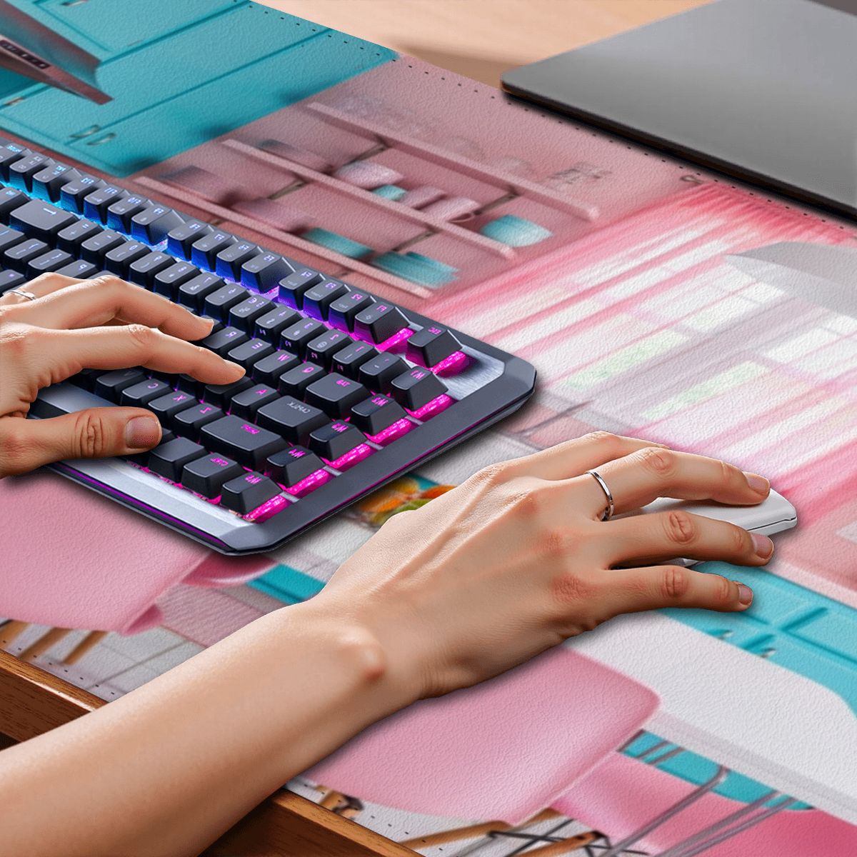 Dreamy Diner Kitchen Desk Pad - Your Kitsch Command Center!