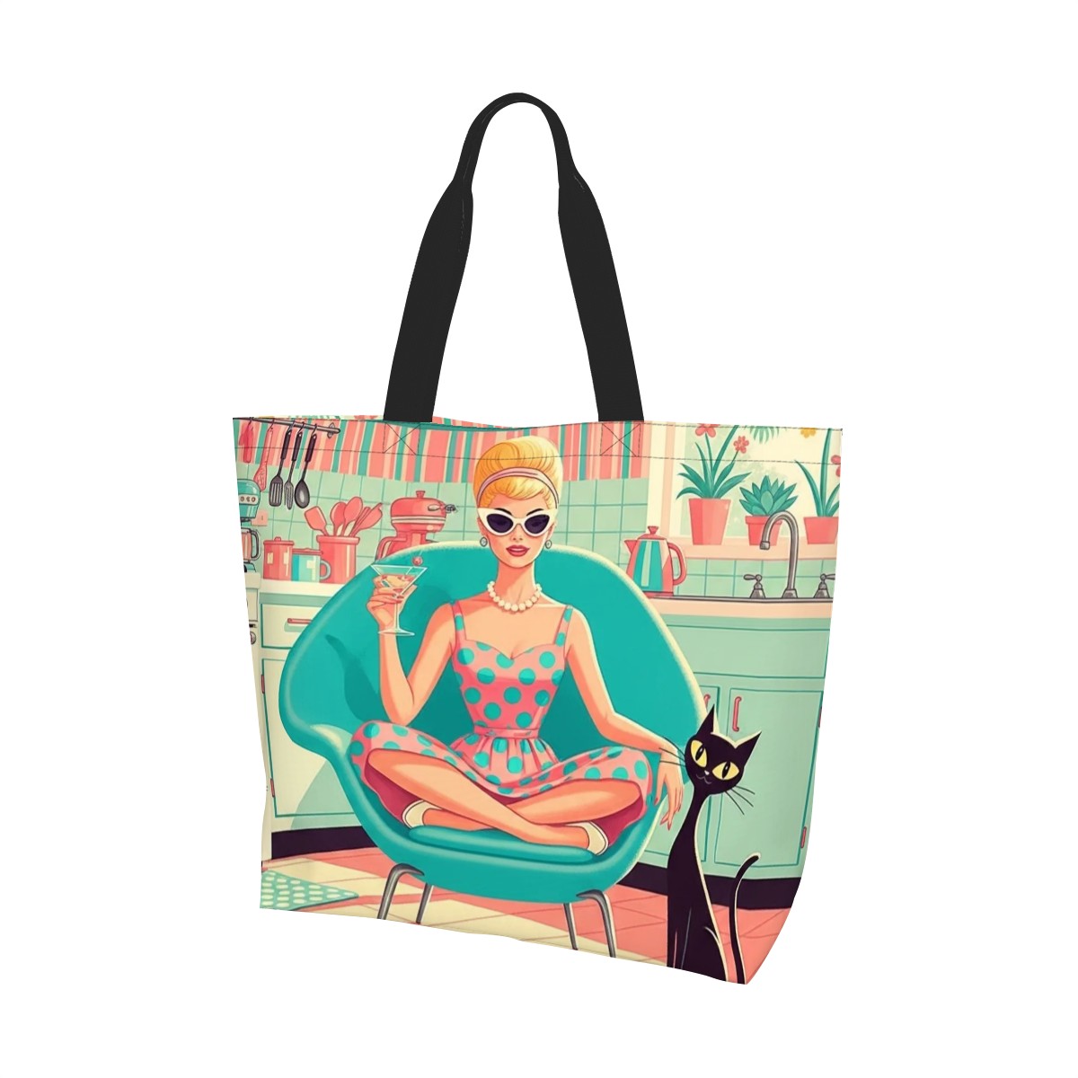 👜 Atomic Kitchen Diva Shoulder Tote – MCM Kitsch Utility