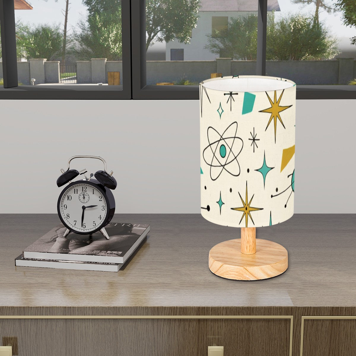 Atomic Stardust Mid-Century Table Lamp - Light Up Your Retro World!
